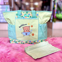 Diaper Bag w/Mesh/Applique FTS32011
