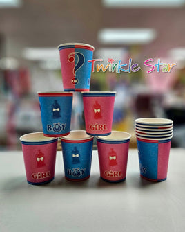 Gender Reveal Cups 12pk FTS32532