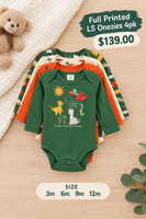 Full Printed LS Onezies 4pk fts40458