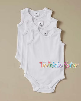 Baby Onesie Sleeveless 3pk FTS40309-3M