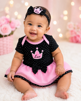 3pc Set Onesie Tutu & Headband fts40589