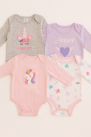 Full Printed LS Onezies 4pk fts40458
