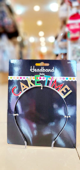 Headband-Metal-Adult-Cake time AM3901012