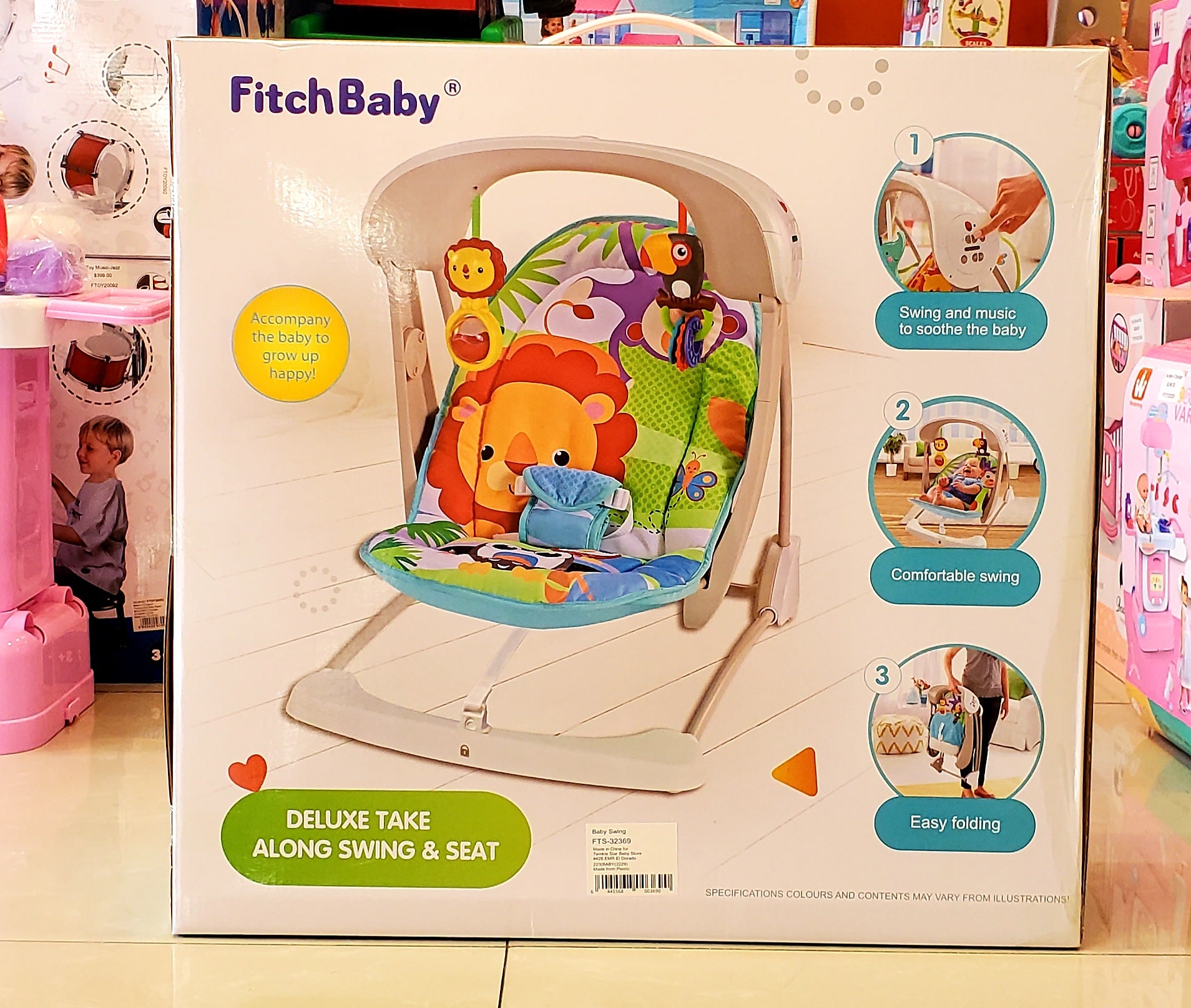 Take along best sale baby swing