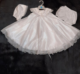 White Christening w/Thread Rib SLL3-6