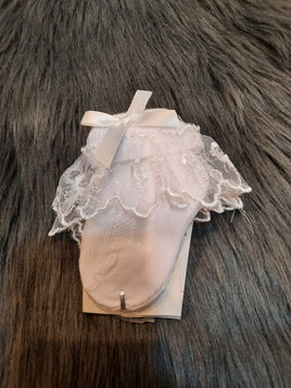 Socks White Frill FTS32122