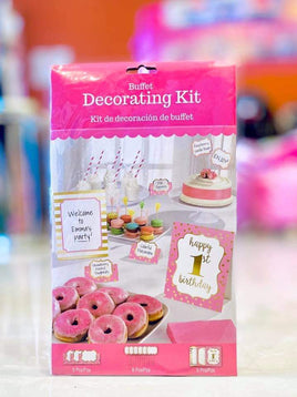 Ist Bday Deco Kit Pink AM410047