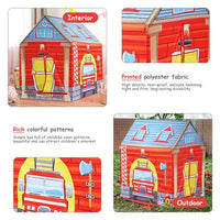 Toy Tent-Fire House Design