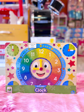 Toy Clock Puzzle Lift & Learn LJ286753