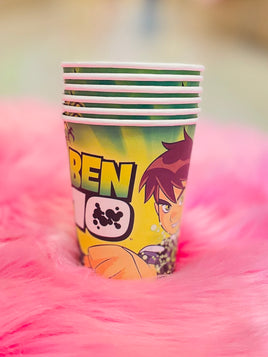 Party Cups Ben 10 6pk