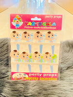 Party Cupcake Deco Baby 8pc/Ca