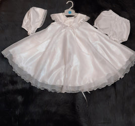 White Christening w/Thread Rib SLL18-24