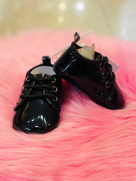 Shoe-Lace Up Shiny Wht 1-4 Luna1411