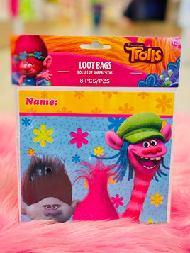 Trolls Party Bags 8ct AM371828