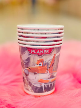 Party Cups Planes 6pk