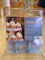 Party Cake Topper-Cross Picks