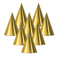 Hat-Gold Foil Cone Shape 1pc