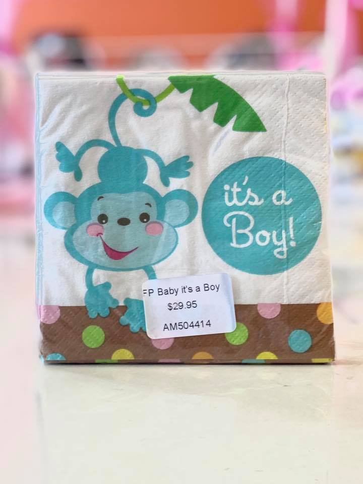 Fisher Price Folded Baby Shower Invitations FP Baby It's A Boy Bev
