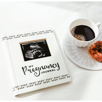 Pregnancy Journal-Blk/wht/gold