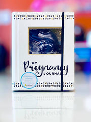 Pregnancy Journal-Blk/wht/gold