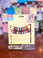 Cake Topper Happy Bday FTS19878