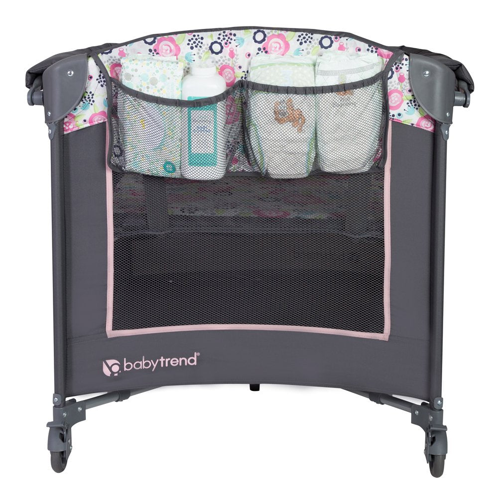 baby trend elephant pack and play Playpen Lil Snooze-Floral BT81B141| Twinkle Star Baby & Party Store