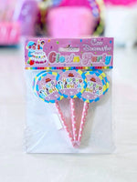 Party Cake Top Deco HBday-Pink