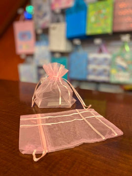 Token Organza Bag 3pk Pink 5x7 vac-SB5012PK