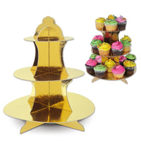 Party Cupcake Stand-Metallic